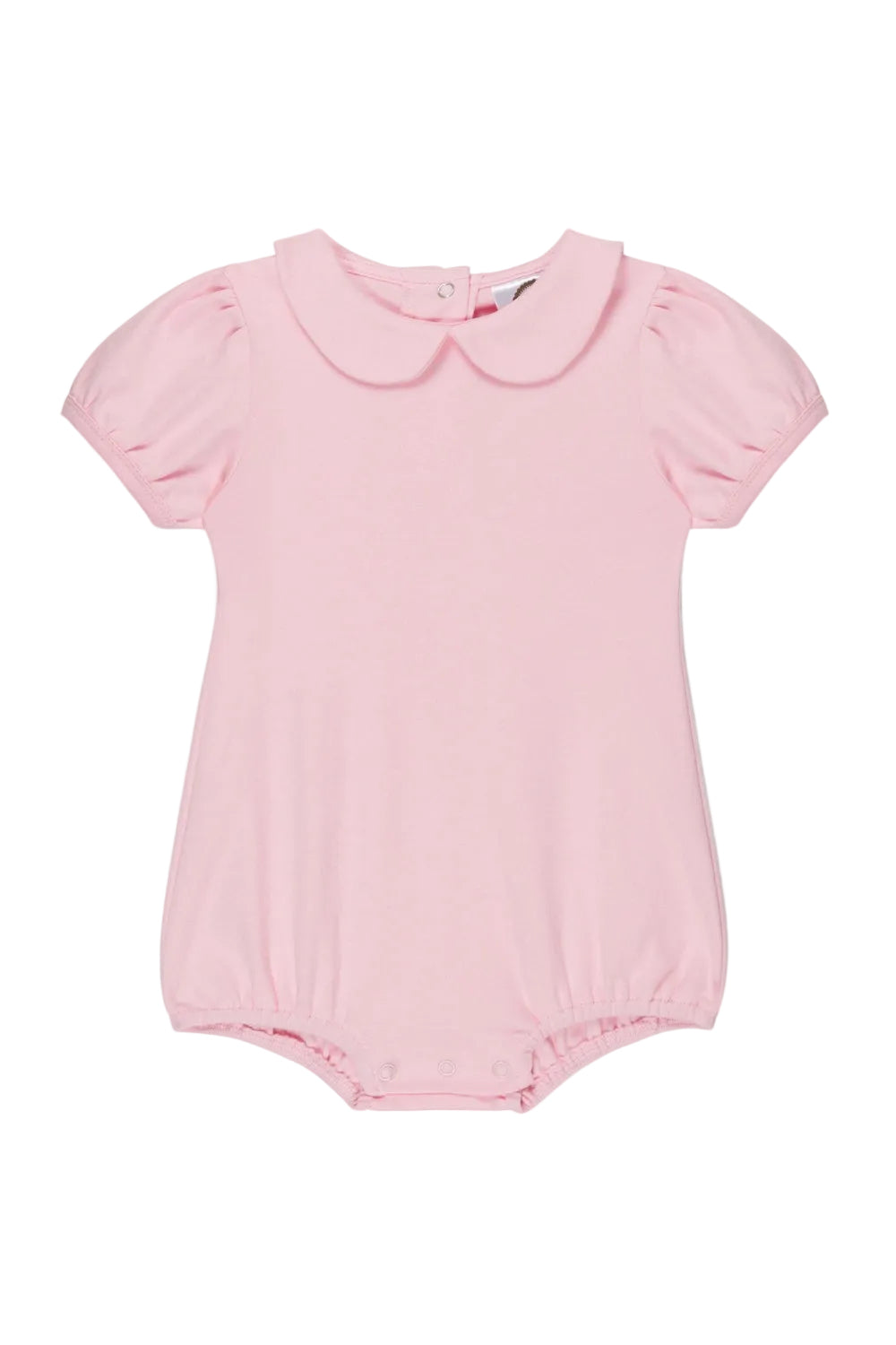 Girl's Short Puff Sleeved Peter Pan Bubble