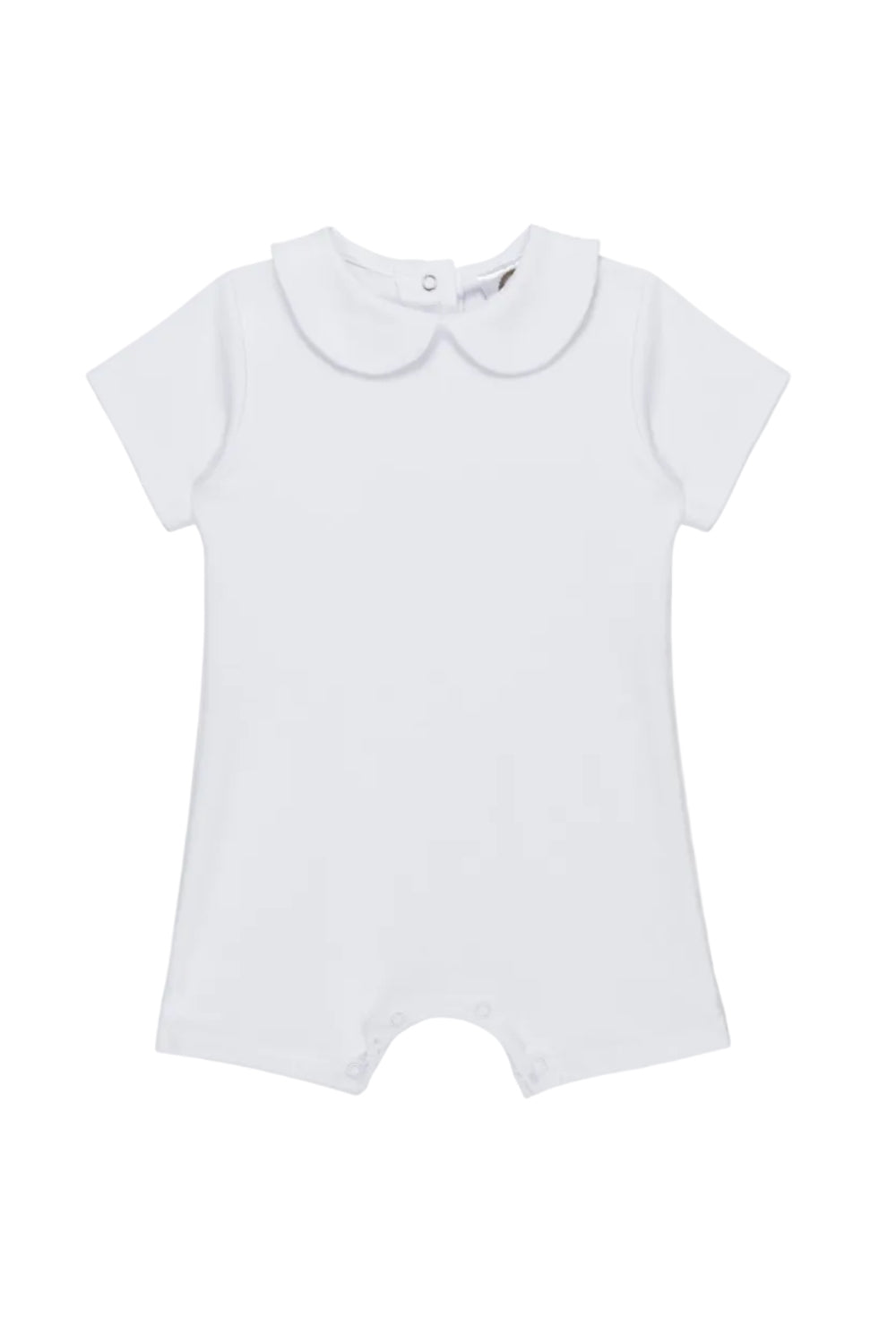 Boy's Short Sleeved Peter Pan Romper