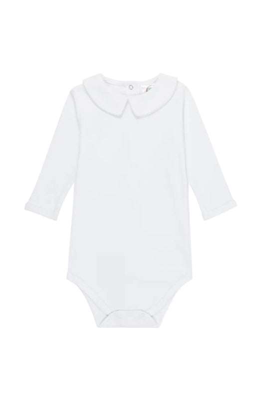 Boy's Long Sleeve Peter Pan Collar Bodysuit
